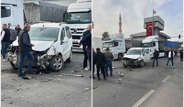 Mardin’de kaza: Tır ile hafif ticari araç çarpıştı