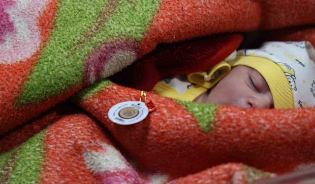 Diyarbakır'da yeni yıl bebeği ailenin 7. çocuğu oldu