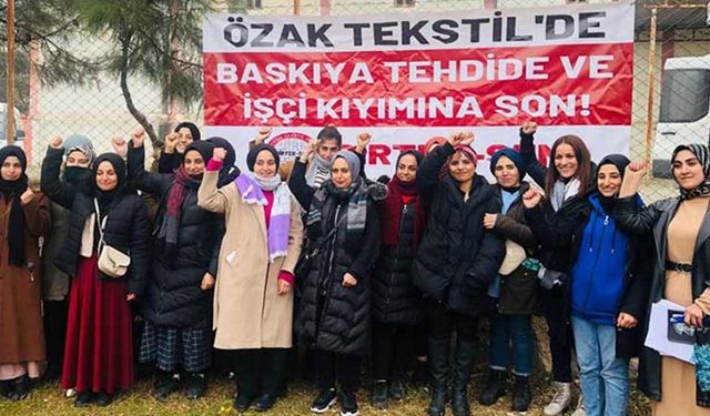 Özak Tekstil işçilerinden çağrı