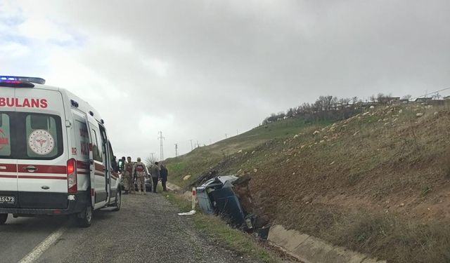 Diyarbakır Silvan’da kaza: 2 yaralı