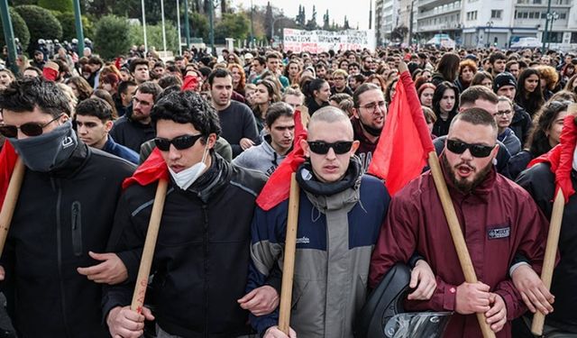 Yunanistan’da özel üniversite karşıtı eylemler