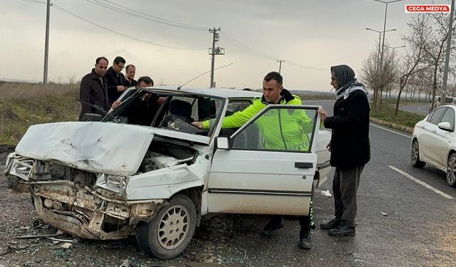 Diyarbakır’da trafik kazasında 4 yaralı