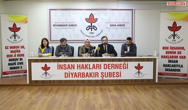 İHD Diyarbakır Şubesi’nden hak ihlalleri raporu