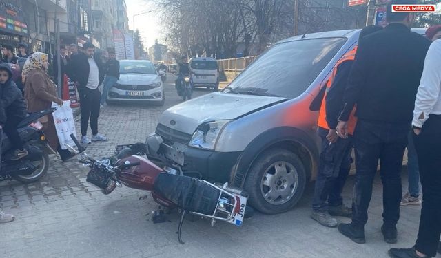 Adıyaman'da motosiklet kazası