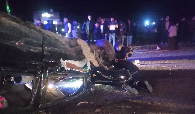 Mardin’deki kazada 4 yaralı
