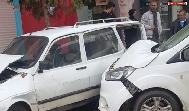 Mardin'de 7 araç birbirine girdi: 1 yaralı