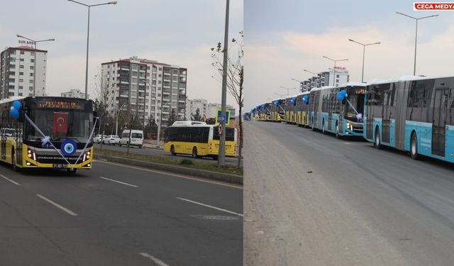 Diyarbakır'a 35 otobüs ve 26 yeni hat