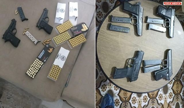 Diyarbakır’da kaçak silah operasyonu: 5 gözaltı