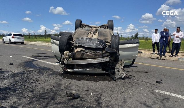 Diyarbakır’da kaza: Otomobiller çarpıştı, 6 yaralı
