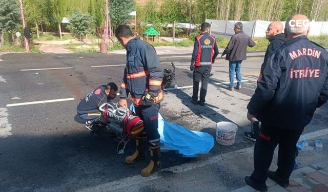 Mardin'deki trafik kazasında 1 ölü, 1 yaralı
