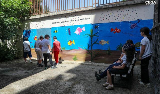 Diyarbakır'da okul bahçesi düzenlendi