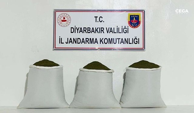 Diyarbakır’da 230 kilo toz esrar ele geçirildi