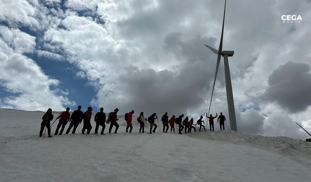 Yenilenebilir enerji için tırmandılar