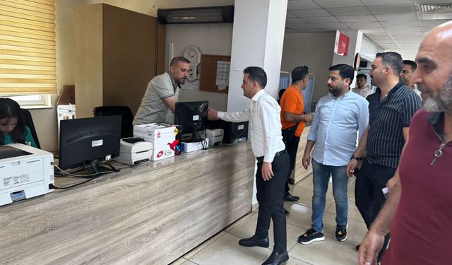 Diyarbakır'daki hastanelerde bayramlaşma