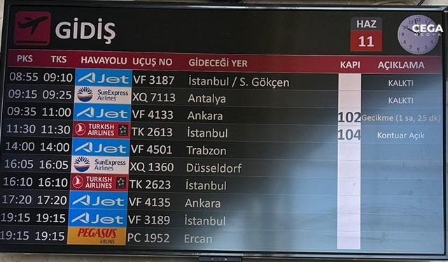 Diyarbakır’a uçak yok, olan da yolcuları canından bezdirdi