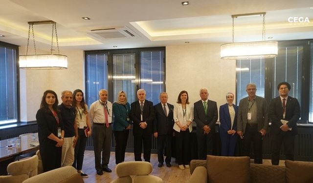 Diyarbakır Eş Başkanı Bucak, Filistin, Lübnan ve Ürdünlü temsilcilerle buluştu