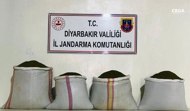 Diyarbakır Lice’de 68 kilo esrar ele geçirildi