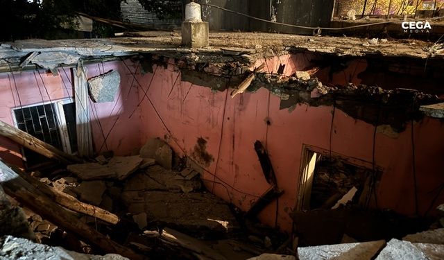 Diyarbakır Bağlar'da metruk yapı çöktü