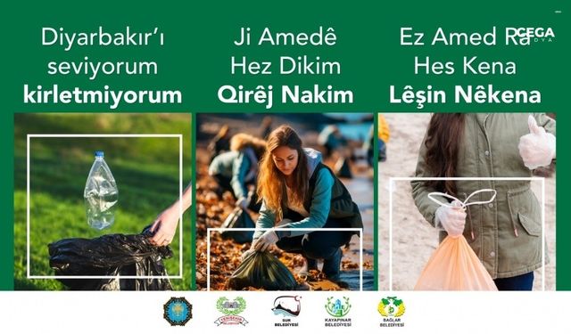 Diyarbakır Belediyesi’nden Amed Temizlik Kampanyası