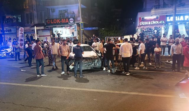 Diyarbakır'ın en işlek bulvarında kaza