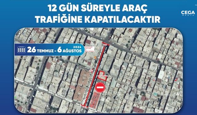 Diyarbakır Bağlar’daki o cadde 12 gün kapalı olacak