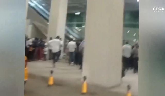Diyarbakır Havaalanında merdiven kazası
