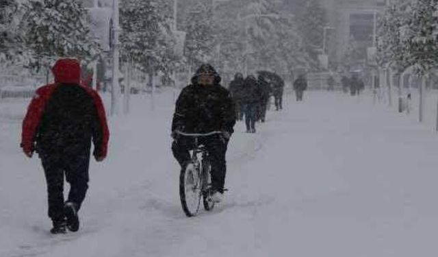 Lapa lapa kar yağdı, Meteoroloji'den uyarı geldi