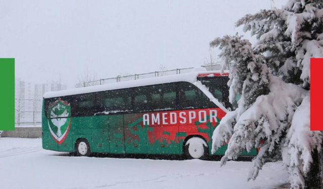 Amedspor’un 8 saat süren en zor yolculuğu