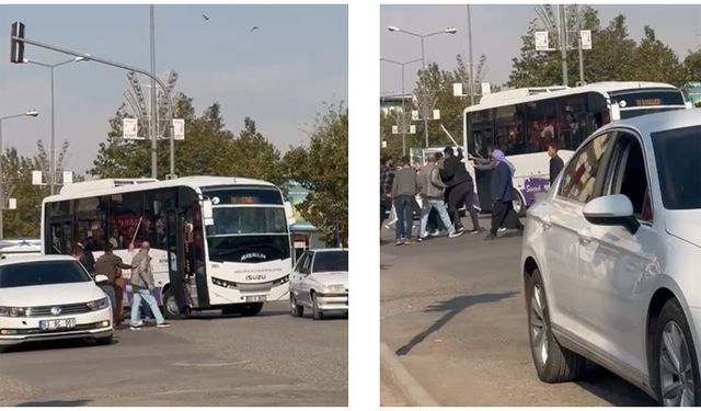 Şanlıurfa’da yolcu minibüsü şoförüne saldırı