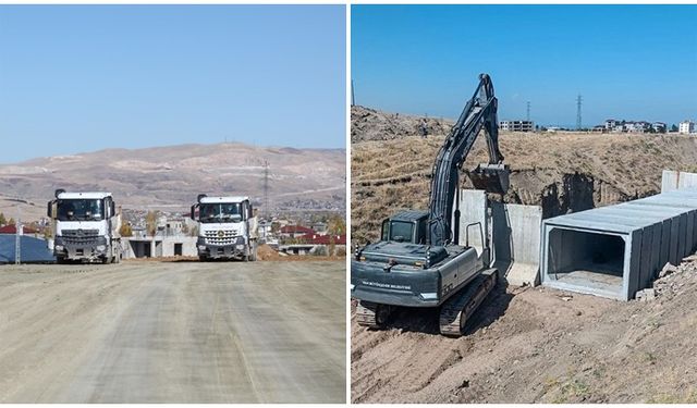 Van’a 20 metre genişliğinde 2.5 kilometrelik yeni yol