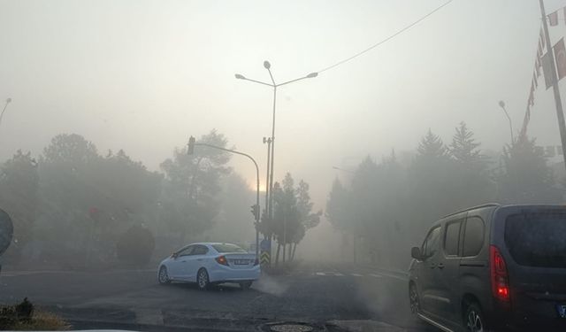 Diyarbakır’da sis: Hava sıcaklığı 12 derece