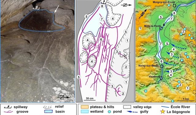 Fransa'da 13.000 yıllık ''Google Earth'' bulundu