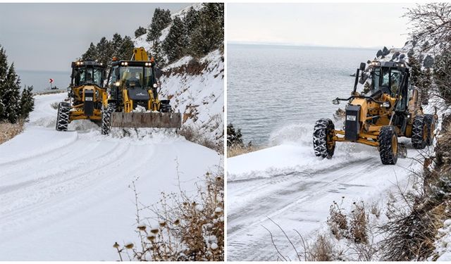 Van'da uçak seferleri iptal, 555 yerleşim yerine ulaşım yok