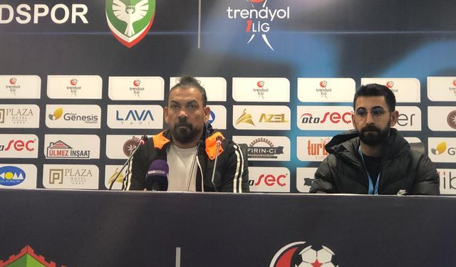 Amedspor'un hocası sitem etti;Kazansaydık da söyleyecektim