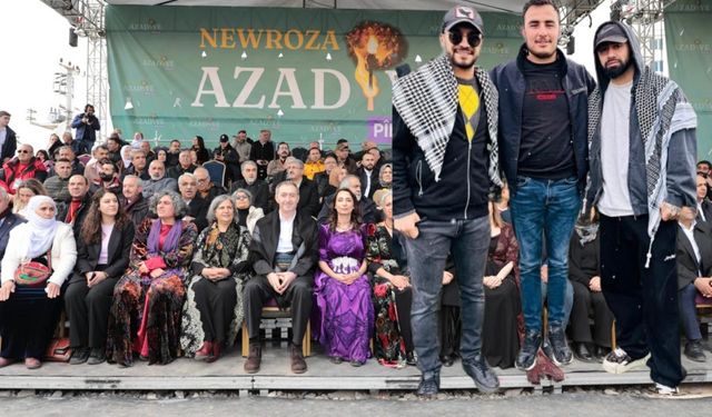 Amedspor, hem protokolde hem alanda Newroz kutladı