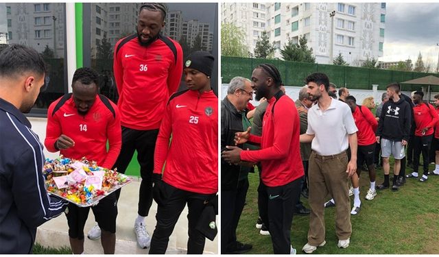 Amedspor'da bayramlaşma zamanı