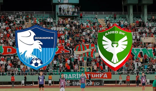 Amedspor-Erzurumspor ilk yarı: 0-1