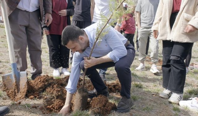 ''Narin Hatıra Ormanı''na ilk fidanlar dikildi