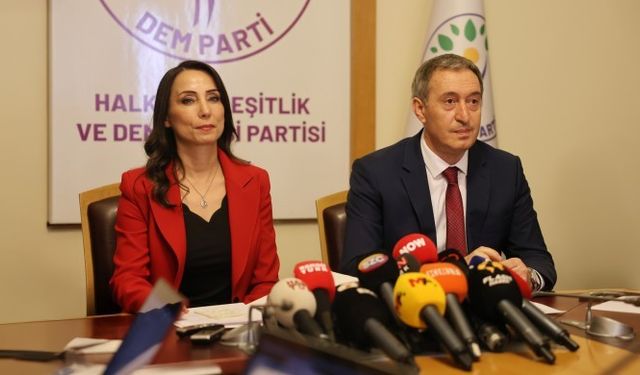 DEM Parti Eş Genel Başkanları'ndan İmamoğlu tepkisi