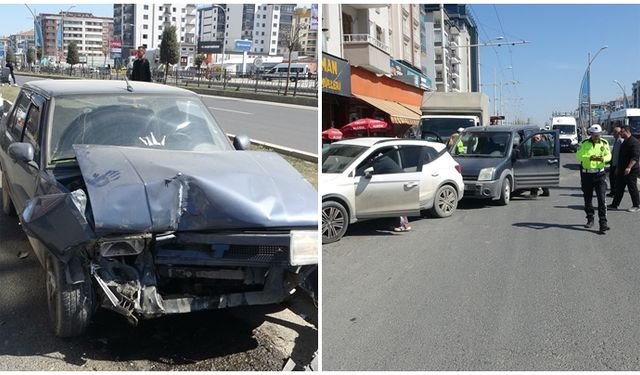 Zincirleme kazada 1 yaralı