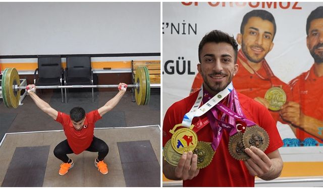 Şırnaklı haltercinin büyük başarısı
