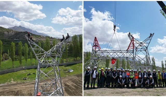 Şırnak ve Hakkari arasına enerji nakil hattı inşası