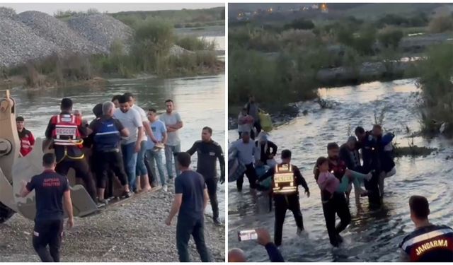 Batman Çayında mahsur kalan 25 kişi kurtarıldı