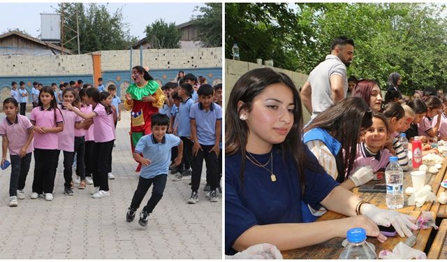 Sınır köyünde öğrencilere etkinlik