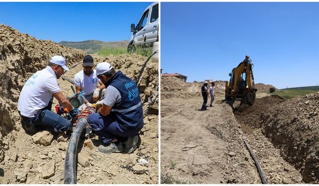 DİSKİ, Hani’de 370 konutluk TOKİ’nin su sorununu çözüyor