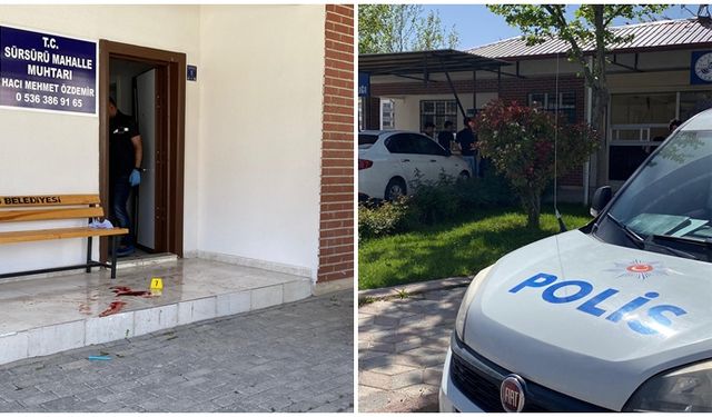 Elazığ’da mahalle muhtarına silahlı saldırı