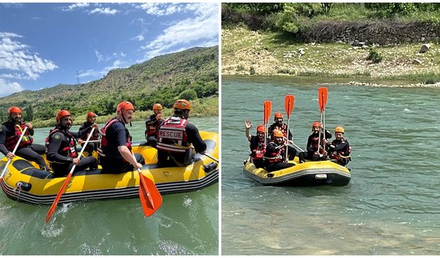 Garzan Çayı'nda rafting