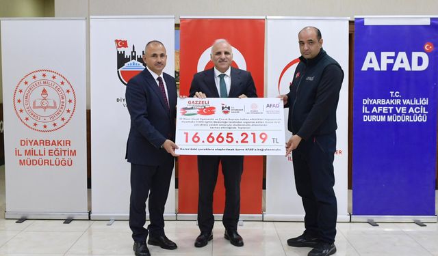 Diyarbakırlı çocuklardan 16 milyon liralık iyilik