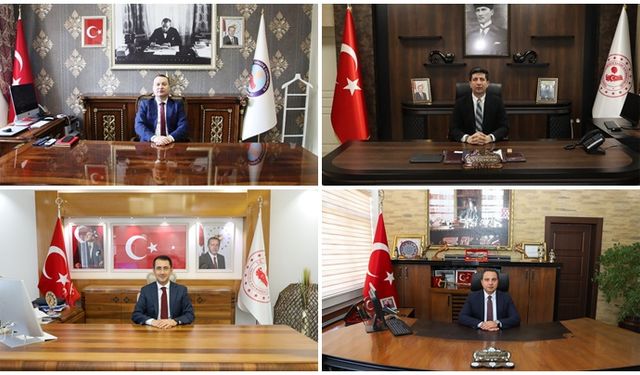 O ilde 4 ilçe kaymakamı değişti