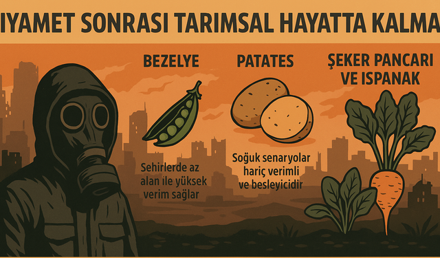 Kıyamet sonrası hayatta kalmanın anahtarı: Bezelye, patates ve ıspanak